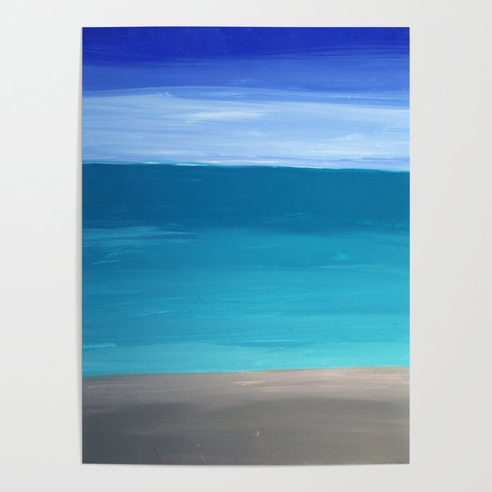 Abstract Sea Poster