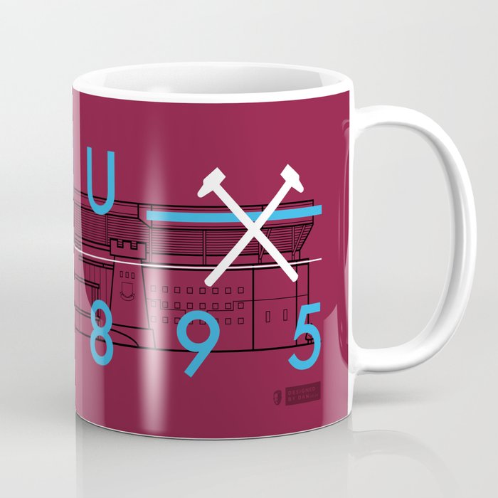 Upton Park/Boleyn Ground Football Stadiums Series Coffee Mug