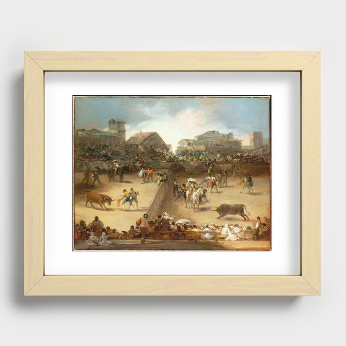 Bullfight in a Divided Ring Recessed Framed Print