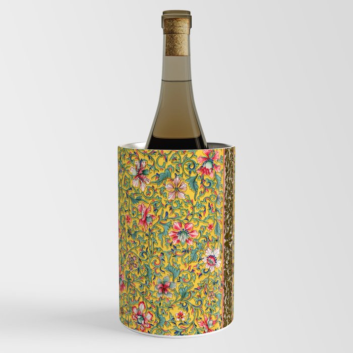 Yellow flower pattern Wine Chiller