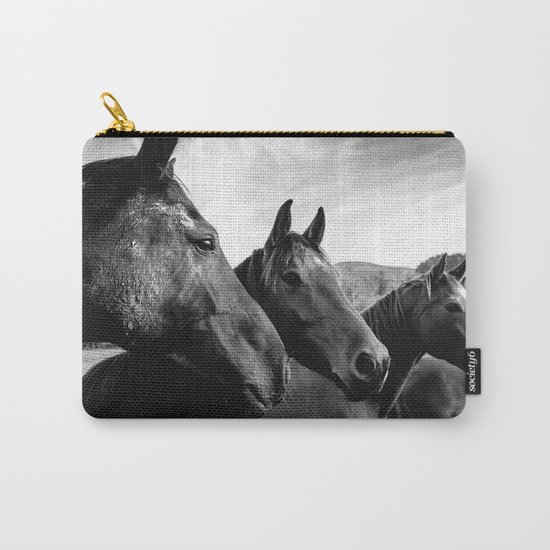 Horse heads Carry-All Pouch