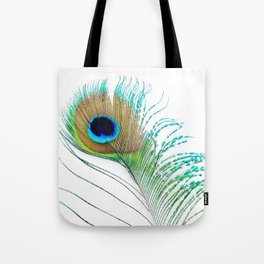 Peacock - Peacock Feather - Peacock Tail Feather Tote Bag