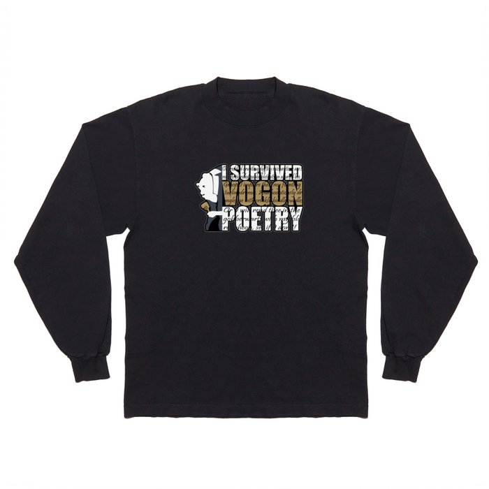 Vogon Poetry Long Sleeve T Shirt