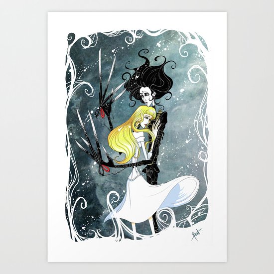 Edward & Kim Art Print