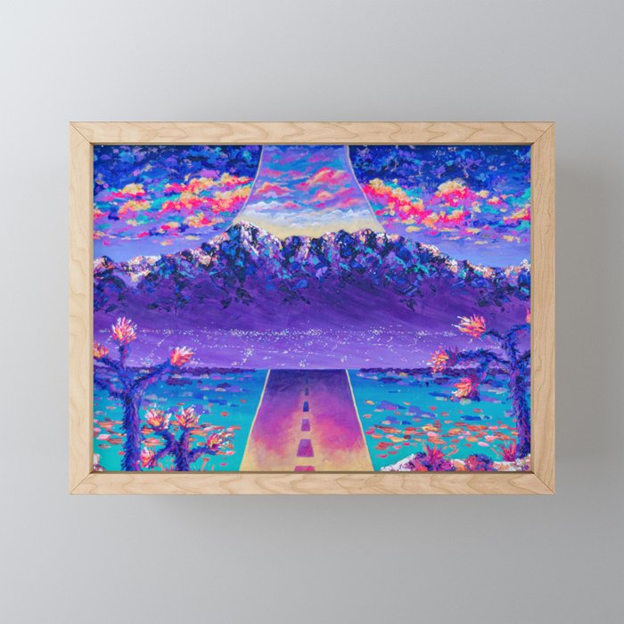 Intersection of Perceived Reality Framed Mini Art Print