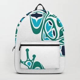 Frog Pacific Northwest Native American Indian Style Art Backpack