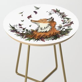 Fall Fox Flora Side Table