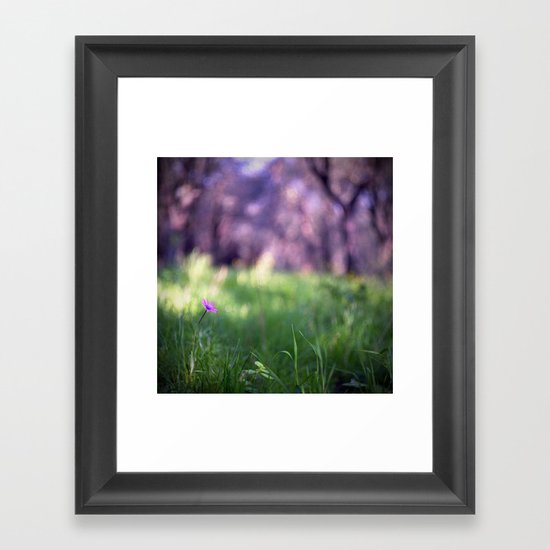 Pink Flower Framed Art Print