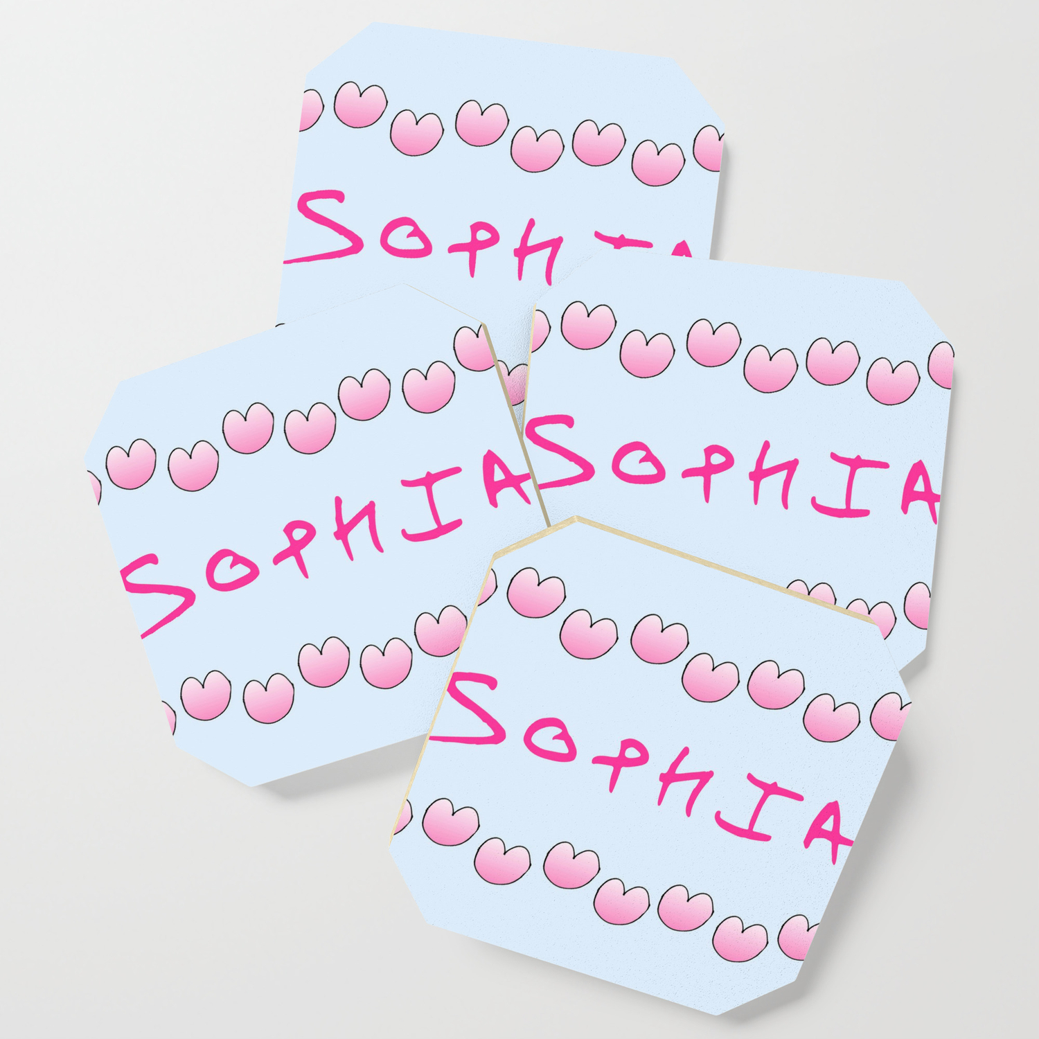 First Name 3 Sophia Coaster By Oldking Society6 First Name 3 Sophia Coaster By Oldking Society6