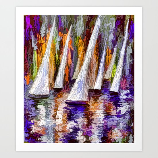 Sail Away Art Print