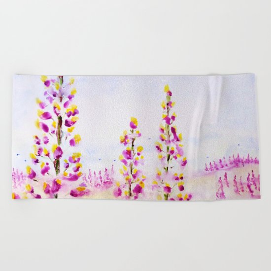 May fields Beach Towel