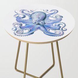 Vintage marine octopus - french navy Side Table