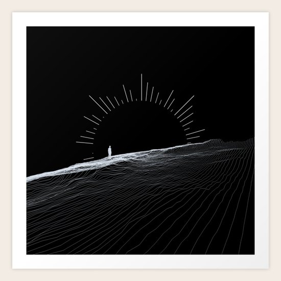 Black Sun Art Print