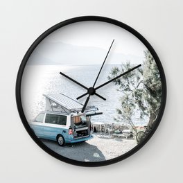 Surf Travel Roadtrip | Fine Art Travel Prints | Wanderlust Photography Wall Clock