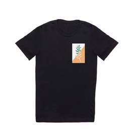 Modern minimal style olive tree branch illustration  T Shirt