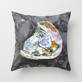 Abalone Shell Throw Pillow