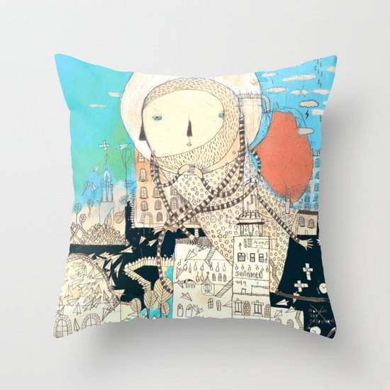 Logic will get you from A to B. Imagination will take you everywhere. Throw Pillow