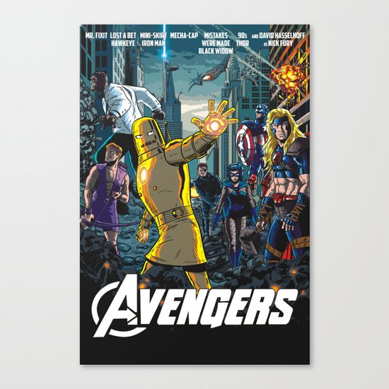 The Just the Worst Avengers! Canvas Print
