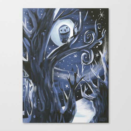 On a Night Like This Canvas Print