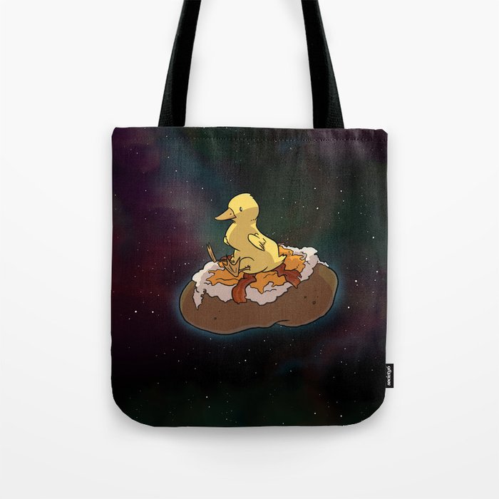 Space Duck Tote Bag