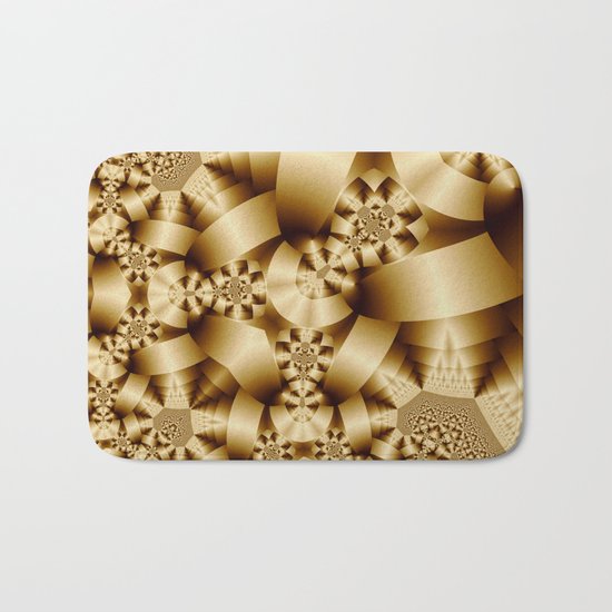 Golden shapes and patetrns in 3-D Bath Mat