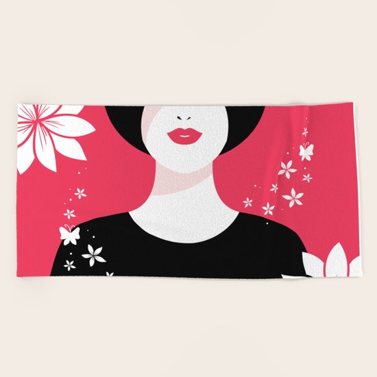 True Lady Beach Towel
