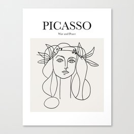 Picasso - War and Peace Canvas Print