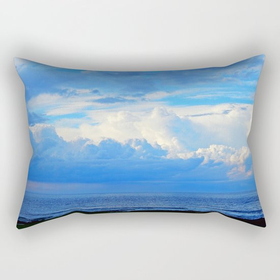 Clouds out at Sea Rectangular Pillow