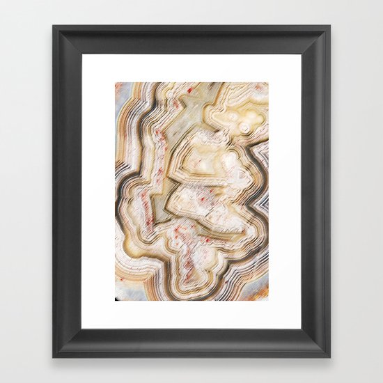 Marble Natural Framed Art Print