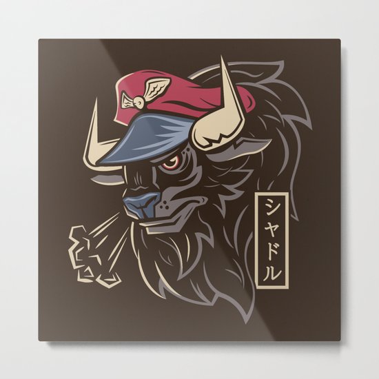 Master Bison Metal Print