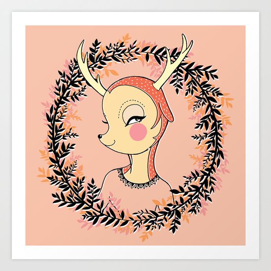 My Deer Art Print