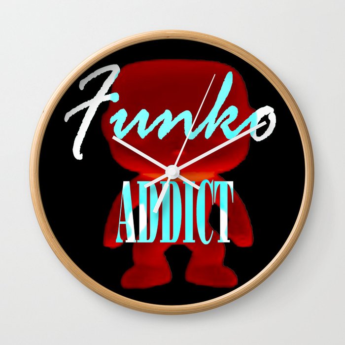 Funko Addict Bobblehead Collector Wall Clock