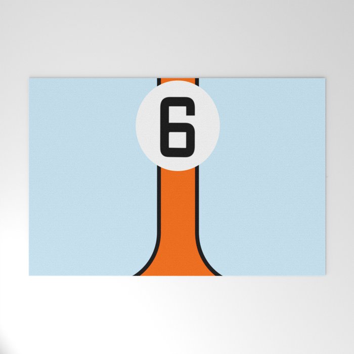 Gulf Le Mans Tribute design Welcome Mat