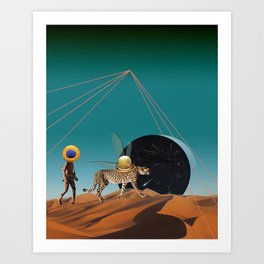 into the void Art Print