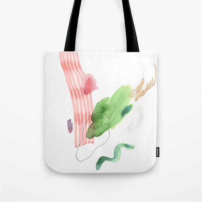 Colorful abstract, bold shapes Tote Bag