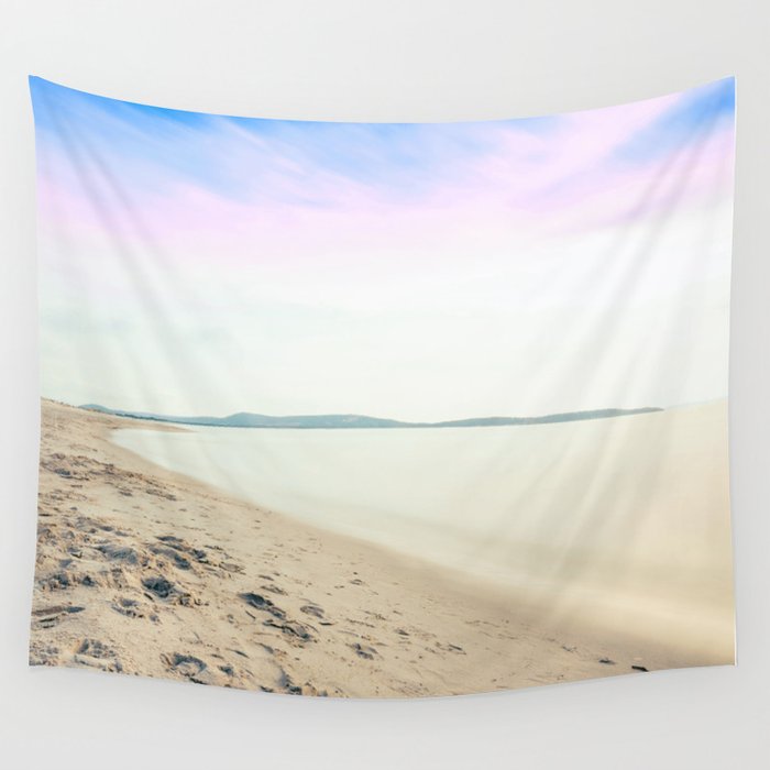 Sand, Sea and Sky - Relaxing Summertime Wall Tapestry