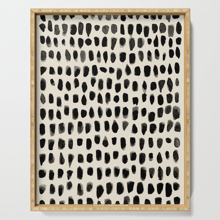Dots (Beige) Serving Tray