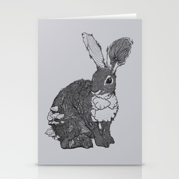 Wild Rabbit Stationery Cards