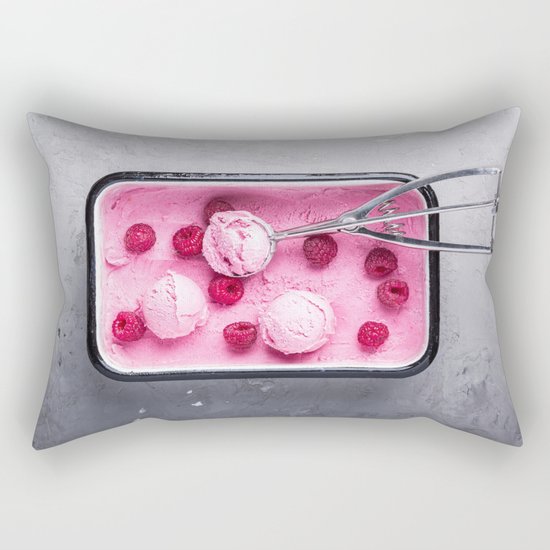 pink ice cream Rectangular Pillow