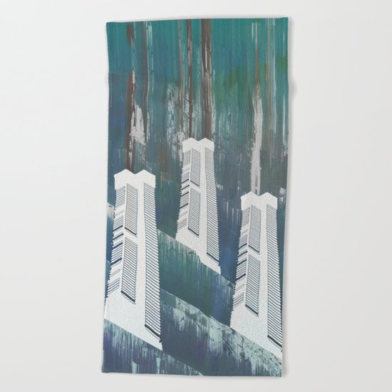 white chimneys / 19-09-16 Beach Towel