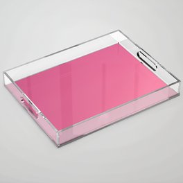 Solid Hot Pink Acrylic Tray