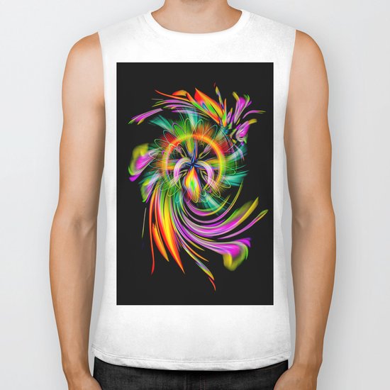 Abstract Perfection 40 Biker Tank