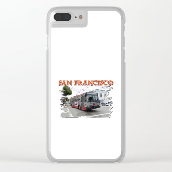 San Francisco Fillmore Street Clear iPhone Case