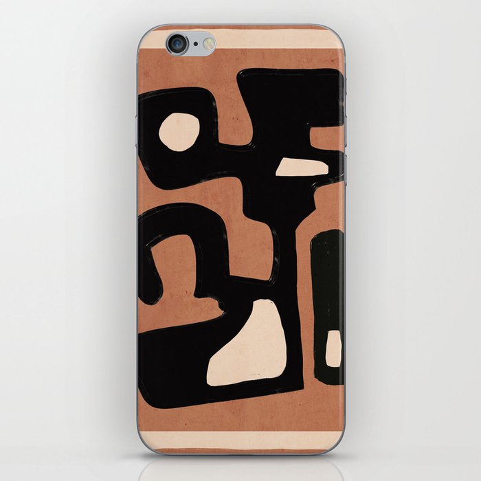 Modern Abstract Minimal Shapes 112 iPhone Skin