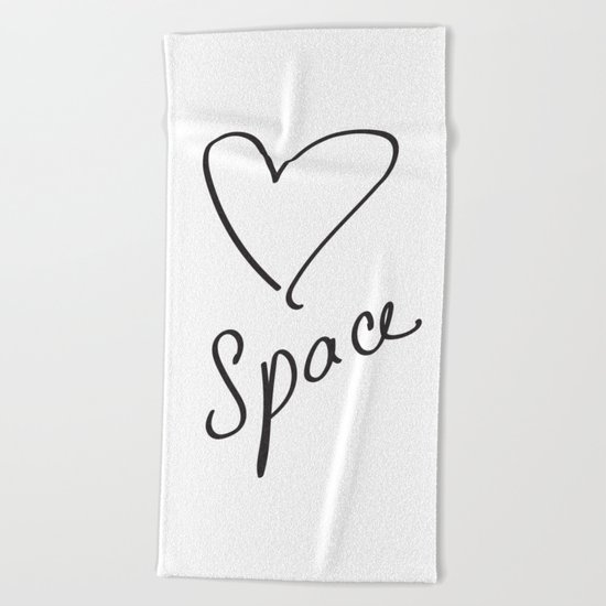 Heartspace - A Higher Frequency Love in 5D Beach Towel