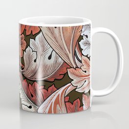 Art Nouveau William Morris Autumn Acanthus Leaves Coffee Mug