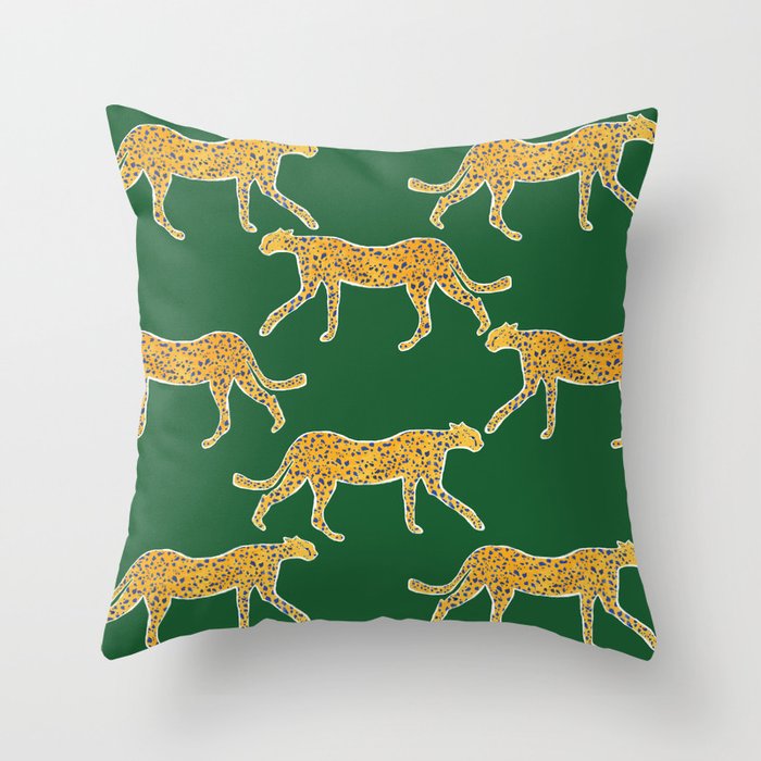 Green animal print hotsell pillow