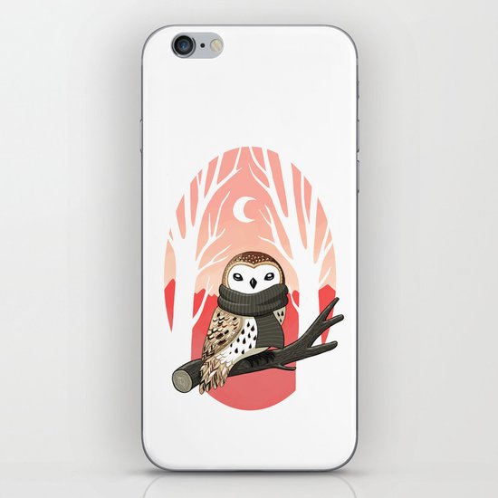 Winter Owl iPhone & iPod Skin