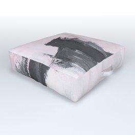 Tr2 Outdoor Floor Cushion | Pattern, Semelart, Pinkgraywallart, Printablepink, Originalabstract, Originalpainting, Oil, Painting, Pinkblackabstract, Printableabstract 