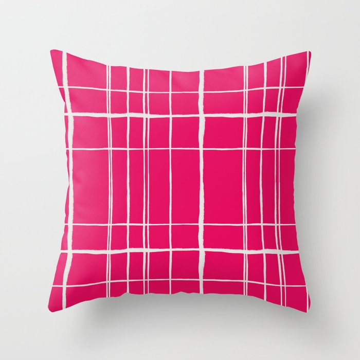 Abstract Minimalist Lines Throw Pillow